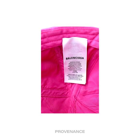 🔴 Balenciaga Embroidered Logo Cap - Washed Pink - Picture 10 of 11